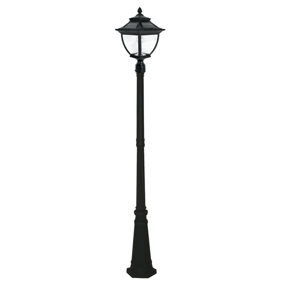 Pagoda Bulb Solar Lamp Post - Single Lamp