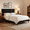 Black Queen, variant on BSHTI Full Size Platform Bed Frame with Square Tufted Upholstered Headboard – Solid Wood Frame, 12 Wood Slats, Center Support Leg, Under-Bed Clearance, No Box Spring Needed