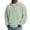 Mint Green, variant on Waffle Knit Quarter Zip Pullover Men Polo Shirt Long Sleeve Collared Shirts Big and Tall Golf Pullover Sweatshirts