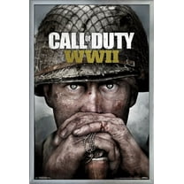 Call of Duty: WWII - Key Art Wall Poster, 22.375" x 34", Framed