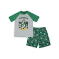 thumbnail image 7 of Harry Potter Boys' Hogwarts Houses 2 Piece Pajama Set Raglan Shirt Shorts - Gryffindor Slytherin Hufflepuff Ravenclaw, 7 of 7