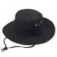 thumbnail image 1 of Mens Chapeau de Soleil Seau Pêche Randonnée Chapeau Large Bord UV Protection Chapeau, 1 of 5