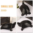 thumbnail image 6 of FRCOLOR Black Obsidian Turtle Figurine for Decoration and Compact with Good Luck 3.5 Inches, 6 of 8