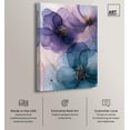 thumbnail image 2 of Gilded Cyanescence II Canvas Flower Wall Art by Art Remedy, Gallery Wrapped, 10 x 15, 2 of 7