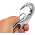 thumbnail image 3 of Abastado Clip de mosquetón pequeño, clip de mástil de bandera de 4 piezas, clip de cuerda marina de acero inoxidable 304, llavero mini mosquetón, mosquetón para correa de perro, camping, vela de, 3 of 6