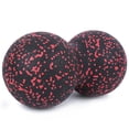 thumbnail image 2 of 24x12cm Masajeador deportivo Fitness Yoga Ball Masaje Puntos de acupuntura Equipo de masaje (rojo negro), 2 of 8
