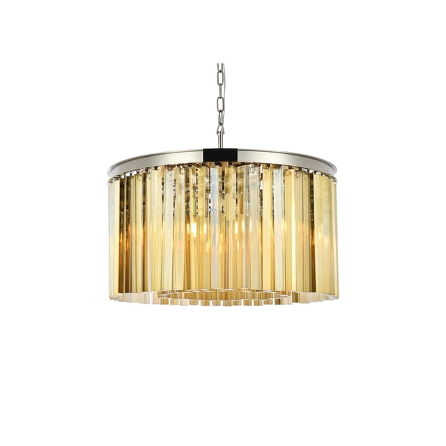 Elegant Lighting Sydney 26" 8 Light Royal Crystal Chandelier