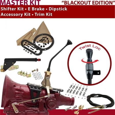 American Shifter PG Shifter Kit 10 in. E Brake Cable Clamp Trim Kit Dipstick for D86BD