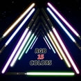 thumbnail image 5 of Sabre Laser Type-C rechargeable RVB 15 Couleurs 2 Pcs, Poignée en Alliage d'Aluminium, 5 of 5