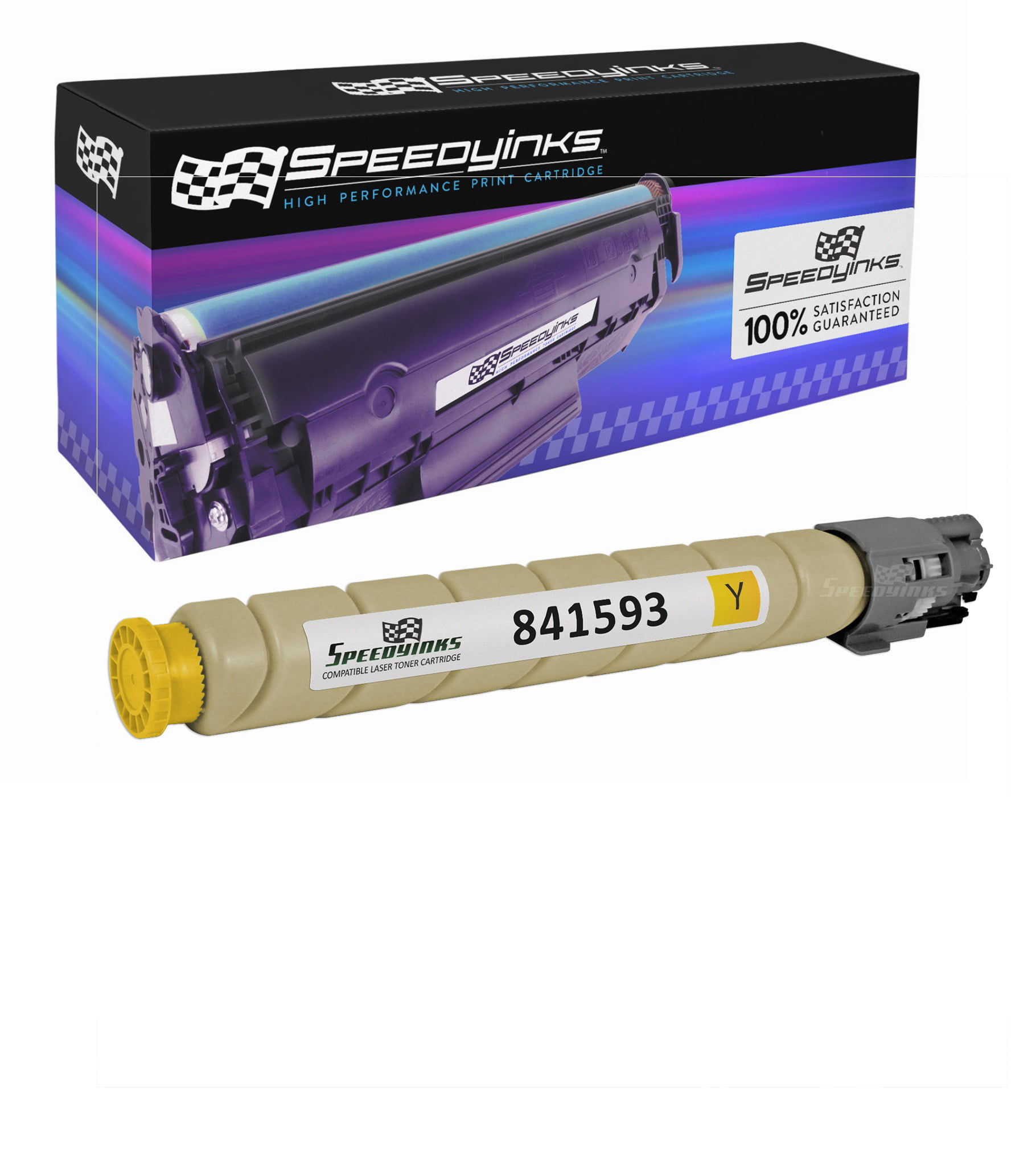 Compatible High Yield 408179 Laser Printer Toner Cartridge Used for Ricoh SP C360 C361 C360DNW C360SFNW Printer 2-Pack Yellow 