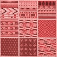 thumbnail image 1 of Ahgly Company Indoor Square Patterned Love Red Area Rugs, 5' Square, 1 of 6
