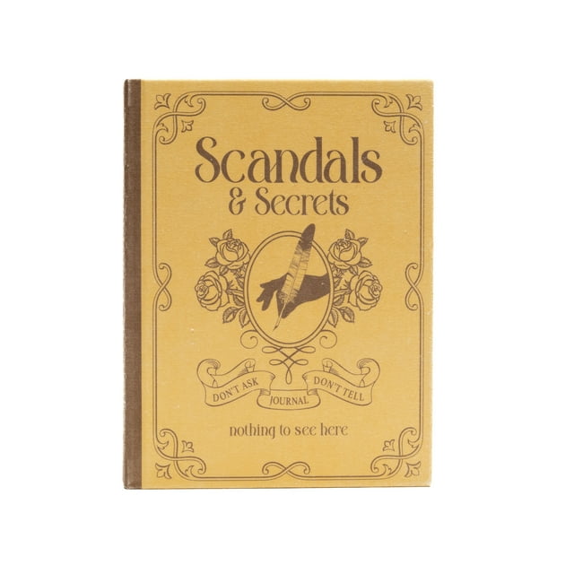 Ecokind by U Style Scandals and Secrets Book Cloth Casebound Journal, 6" x 8", 200 Sheets