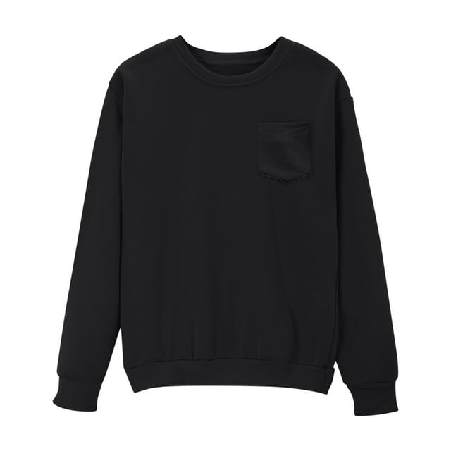 Mlzmgr Womens Basic Sweatshirts Crewneck Long Sleeve Fleece Theraml Outdoor Active Shirts Solid Color