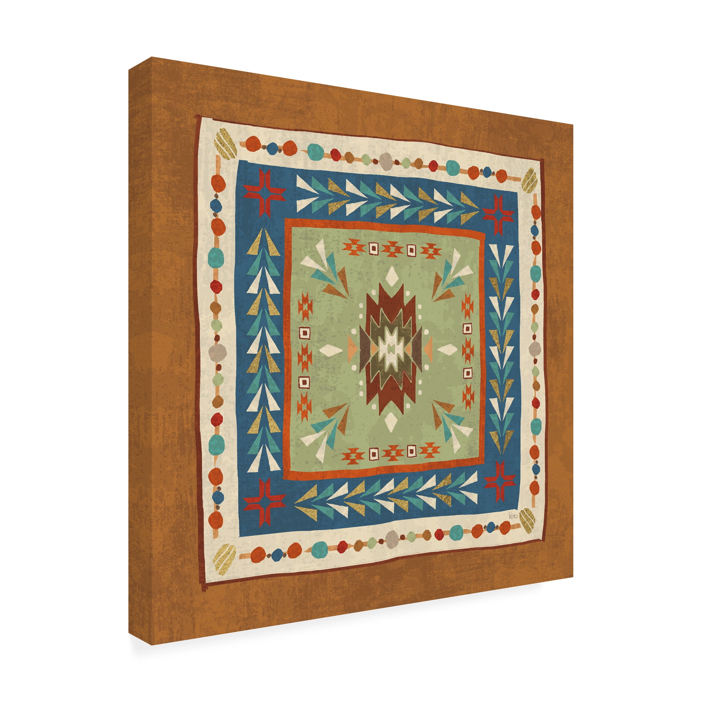 Veronique Charron 'Southwest At Heart Tile VIII' Canvas Art