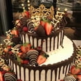 thumbnail image 2 of Gold Crown Elegant Cake Topper Queen Princess Cake Photo Party Themed Parties Baby Decor, 2 of 5