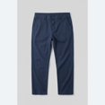 thumbnail image 5 of Men’s Navy Chino Pants, Regular Fit Straight Leg Casual Work Trousers with Pockets, 5 of 5