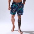 thumbnail image 4 of Tisoloow Mens Swim Trunks Quick Dry Swim Bathing Suits Beach Board Shorts with Mesh Lining and Pockets Bathing Suits Dragon Medium, 4 of 11