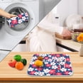 thumbnail image 4 of Ryvnso Cherry Blossoming Dish Drying Mat for Kitchen Countertop 18x24 Large Dish Pad Drainer Rack Dish Sink Mats, 4 of 7