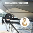 thumbnail image 6 of KFFKFF Hand Winch Heavy Duty Hand Crank 3500 lbs 33 ft Steel Cable for Boat/ATV, 6 of 9