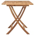 thumbnail image 4 of vidaXL Outdoor Dining Table Folding Table Garden Furniture Solid Wood Teak, 4 of 14
