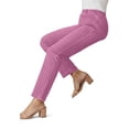 thumbnail image 2 of Roaman's Women's Plus Size Petite Plus Size Comfort Stretch Straight Leg Jean, 2 of 5
