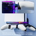 thumbnail image 3 of Wall Controller Wall Mount Holder RGB Light Space Saving Scratch Resistant Game Handle Hanger Bracket for PRO SLIM, 3 of 7