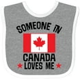 thumbnail image 3 of Inktastic Someone in Canada Loves Me Boys or Girls Baby Bib, 3 of 4