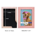 thumbnail image 2 of Woodgrain 3.5 in. x 5 in. Sunset Pink Picture Frame Set (Set of 4), 2 of 6