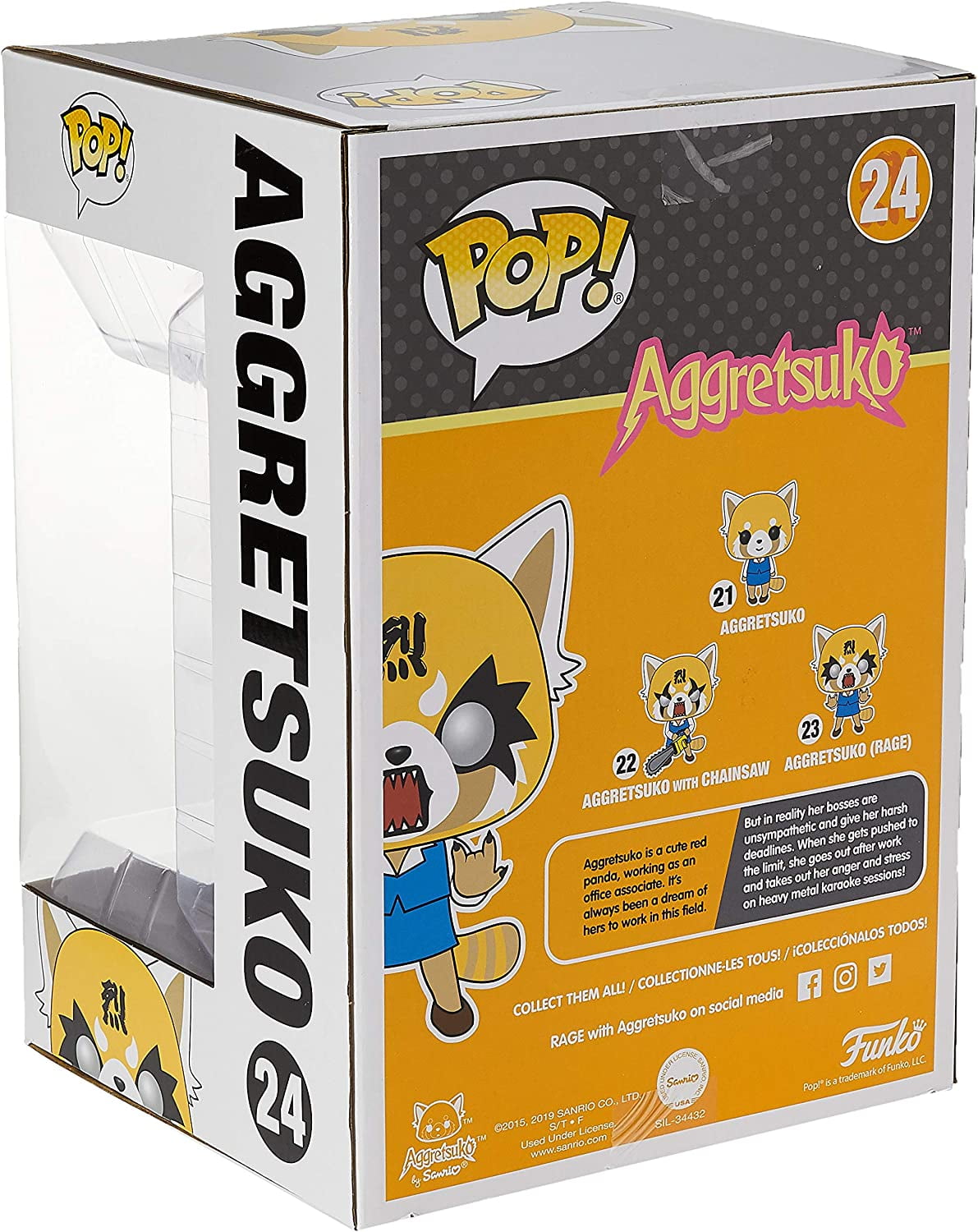 Aggretsuko Funko POP! Animation Retsuko (Rage) Vinyl Figure [Super-Sized]