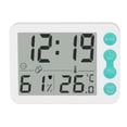 thumbnail image 4 of Medidor Digital De Temperatura Y Humedad, Indicador De Temperatura Configuración De Tiempo Pantalla HD Grande Para Habitaciones De Bebés, 4 of 8
