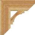 thumbnail image 3 of Ekena Millwork 6"W x 20"D x 20"H Merced Slat Rough Sawn Bracket, Western Red Cedar, 3 of 4