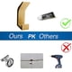 thumbnail image 3 of Ganchos para toallas de 5 piezas, ganchos de pared de acero inoxidable, ganchos para abrigos, ganchos a prueba de herrumbre para baño, toallero, toallero, cocina, oficina C, 3 of 4