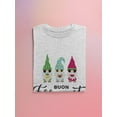 thumbnail image 3 of Buon Ferragosto Cute Gnomes T-Shirt Men -Image by Shutterstock, Male Large, 3 of 4