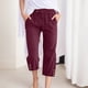 thumbnail image 1 of WILLBEST Pantalones Casuales para Mujer, con Botones, Pierna Ancha, Bolsillos, Ligeros, Cintura Alta, Ajustables, con Nudo, Corte Holgado. Mediana, 1 of 4