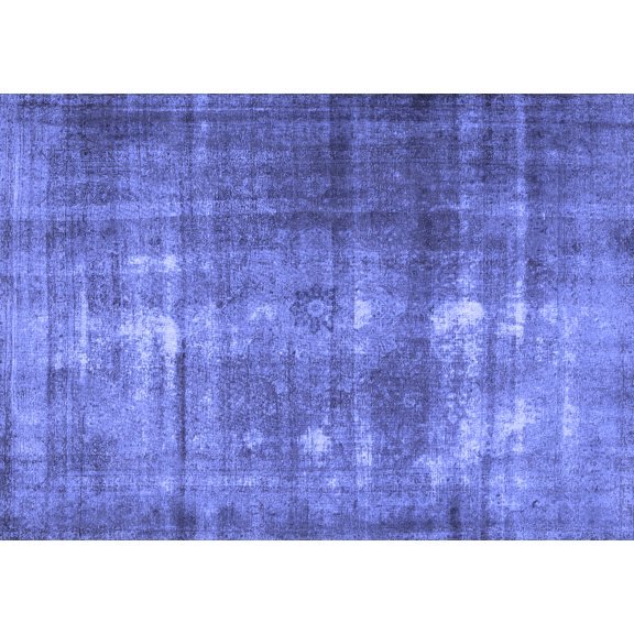 Ahgly Company Indoor Rectangle Persian Blue Traditional Area Rugs, 3' x 5'