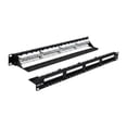 thumbnail image 1 of Wavenet WAV-5EPP24 24 Port Cat5e Patch Panel, Black, 1 of 2