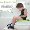 thumbnail image 5 of Asiento de inodoro plegable tipo rana (verde), viaje para niños/bebés, asiento de inodoro para niños fácil de transportar, 5 of 5