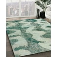 thumbnail image 2 of Ahgly Company Indoor Round Abstract Green Abstract Area Rugs, 7' Round, 2 of 6