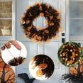 thumbnail image 4 of Colgador de puerta Guirnalda colgante para puerta delantera de Halloween, guirnalda de calabaza Artificial para pared, fiesta de Halloween, decoración de casa embrujada Abanopi Colgador de puerta, 4 of 7