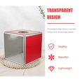 thumbnail image 4 of Multi-function Ballot Box Transparent Donation Box Meeting Lottery Box Raffle Accessory, 4 of 4