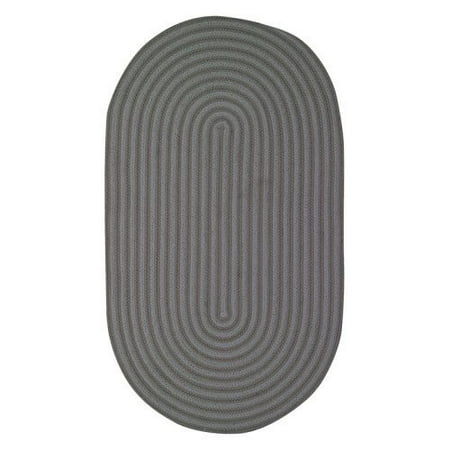 Capel Rugs Riverside-Knit Indoor / Outdoor Braided Rug - Gun Metal