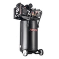 thumbnail image 1 of VEVOR Compresseur d'Air de 25 Gallons, 2 Hp 5,5 CFM à 90 Psi, Réservoir de Compresseur d'Air Lubrifié à l'Huile à Pression Max 200 Psi, Portable sur Roues pour Réparation Automobile, 1 of 9