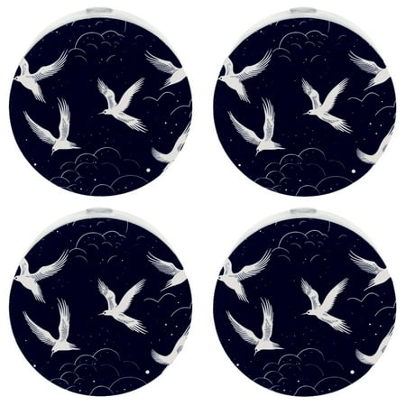 

Automatic Night Lights Plug into Wall for Kids & Adults Cloud Bird Dusk to Dawn Sensor Nightlights for Room Bedroom Bathroom Hallway Kitchen