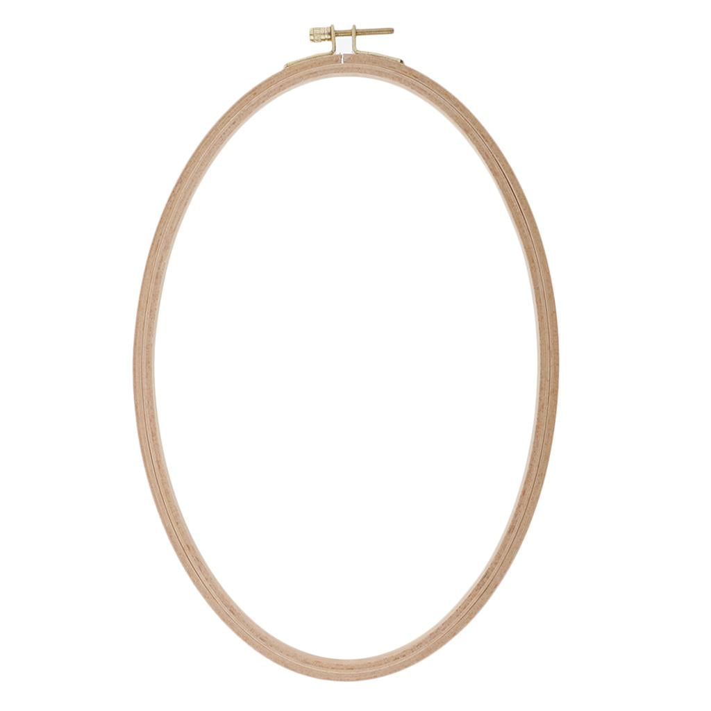 FVDPWYE 2Pack Embroidery Hoop Frame Natrual Wood Cross Stitch Hoop DIY Handmade Tool