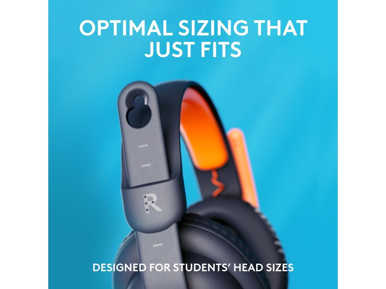 Logitech Zone Learn Over-Ear Wired Headsets for Learners 981-001383