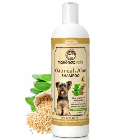 Oatmeal Dog Shampoo with Aloe Vera and