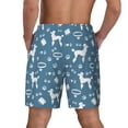 thumbnail image 4 of Haiem Poodle Dog Mens Swim Trunks with Compression Liner 2 in 1 Swimming Shorts Stretch Swimwear Quick Dry,Board Shorts-XX-Large, 4 of 9
