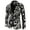 Black, variant on XMMSWDLA Blousse for Men Autumn And Winter Personality Printing Casual Suit Jacket