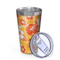 thumbnail image 2 of 16oz Tumblers Pioneer Flower Floral Print Pattern Stainless Steel Vacuum Insulated Double Wall Travel Tumbler Cups Mug with Lid and Straw,Cleaning Brush for Coffee,Tea, 2 of 4