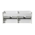 thumbnail image 4 of Fresca Mezzo 60" White Wall Hung Double Sink Modern Bathroom Cabinet, 4 of 4